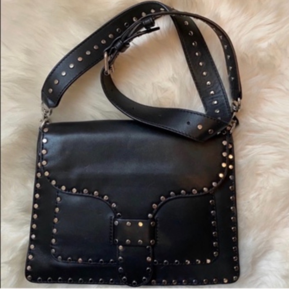 ISO - REBECCA MINKOFF ROCK STUDDED CROSSBODY BAG*